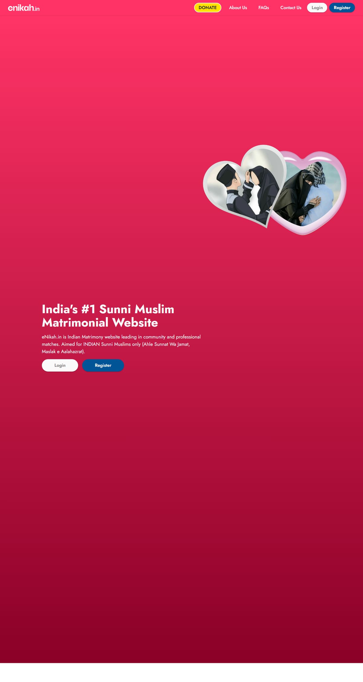 Homepage of E-Nikah